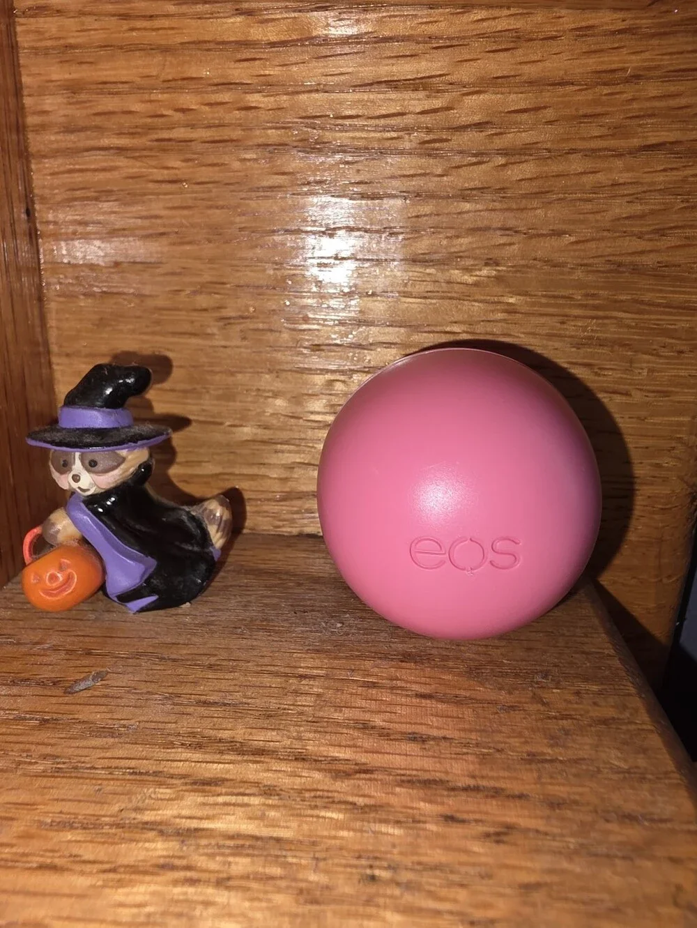 1987 Vintage Halloween Witch Small Pet Figurine - Black & Purple Merry Miniature